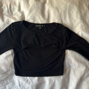 Motel cropped going out long sleeve
